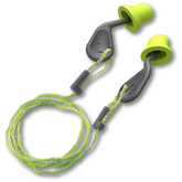 HexArmor simpleFit® disposable guided earplugs, corded (box of 48)